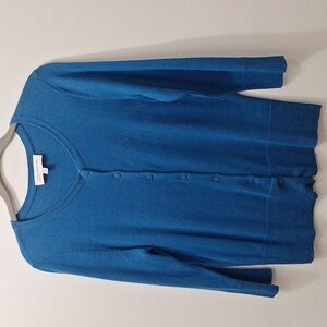 Jones New York Crew neck Cardigan. Size M
